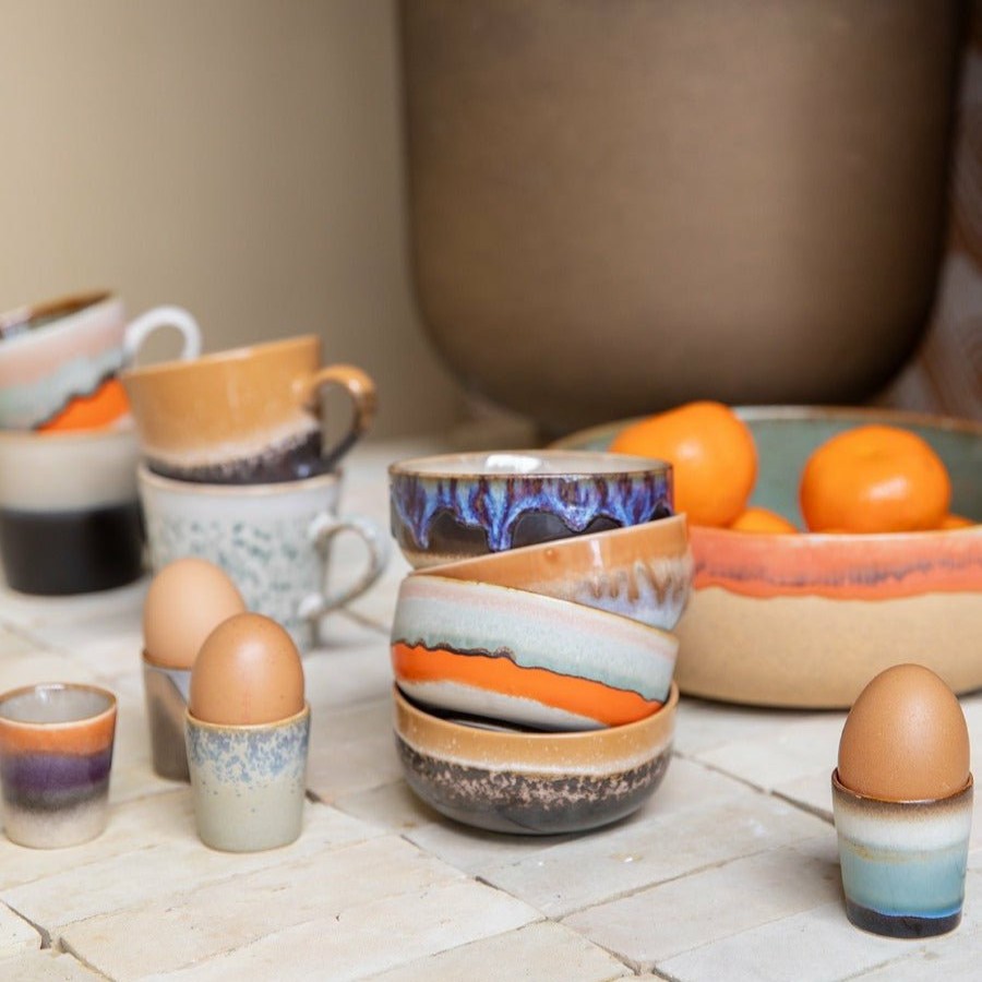 Kitchen & Tableware HKliving | Tapas Bowls, Set Of 4, Hkliving 70S Ceramics