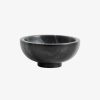 Home Decor Nordal | Bowl Black/Grey Marble
