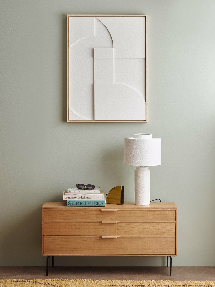 Furniture HKliving | Gesso Table Lamp Matt White