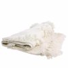 Home Decor HKLiving | White Fringe Throw (125X150)