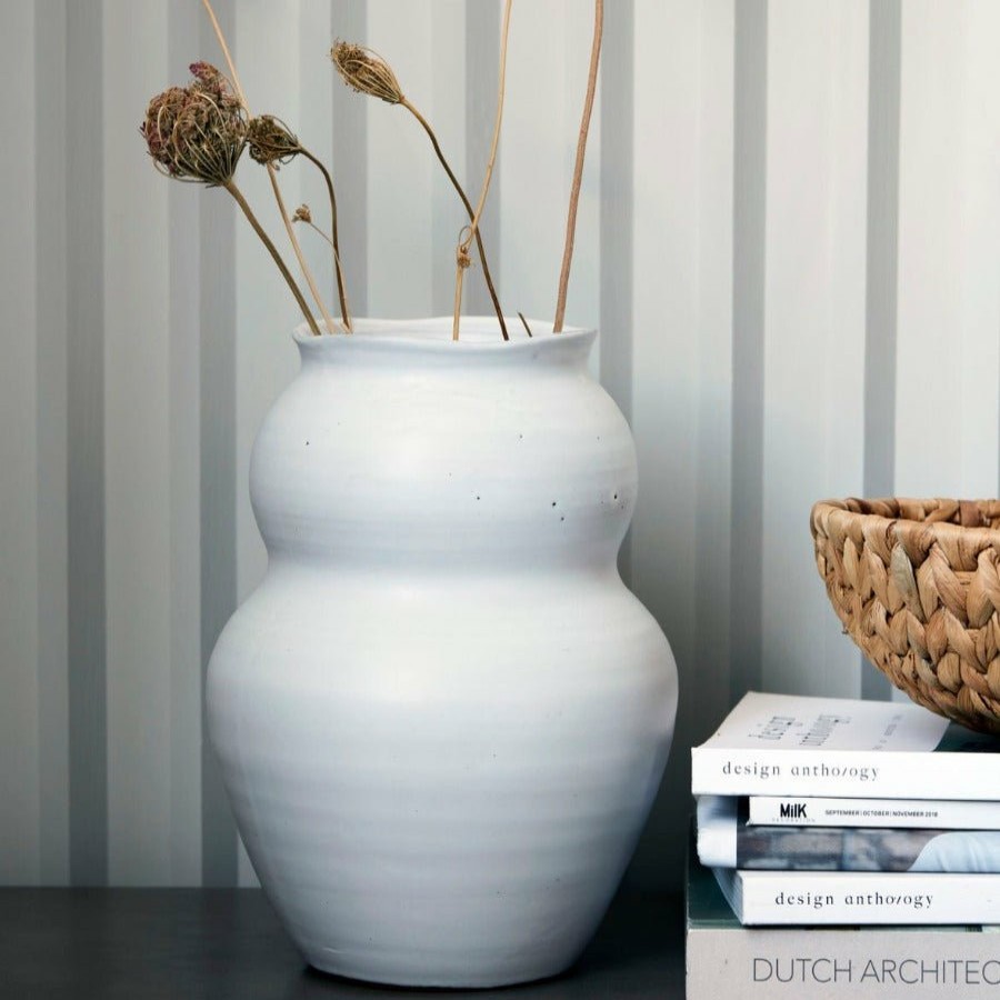 Home Decor House Doctor | Vase, Juno, White, House Doctor