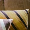 Home Decor HKLiving | Striped Velvet Cushion, Honey, Hkliving
