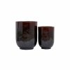 Home Decor House Doctor | Planter Pho Dark Brown (Set Of 2)