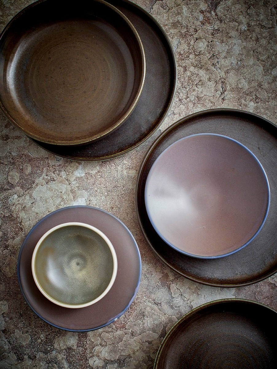 Kitchen & Tableware HKliving | Flat Bowl Purple/Green