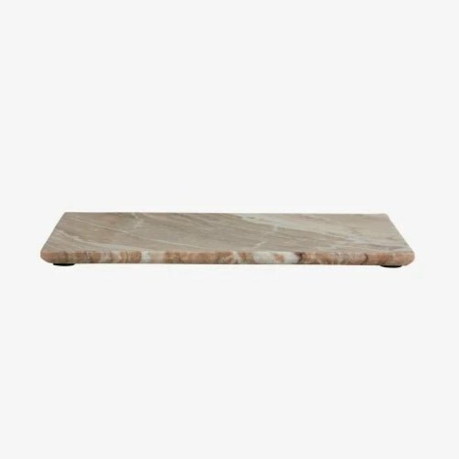 Home Decor Nordal | Salina Deco Board S Brown Marble