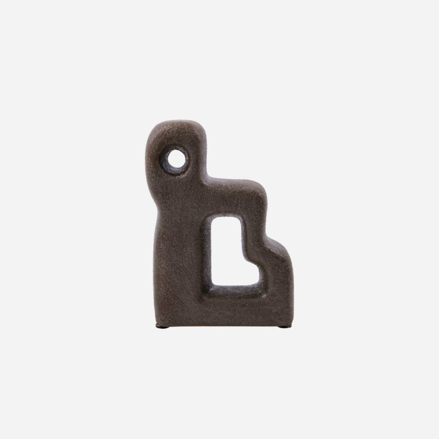 Home Decor House Doctor | Brown Stoneware Art Piece