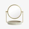 Home Decor Nordal | Haja Table Mirror Golden