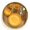 Kitchen & Tableware Serax | Breakfast Plate Yellow / White Stripes Feast