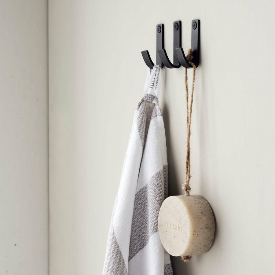 Home Decor Meraki | Hook Thapsus Brushed Black Finish