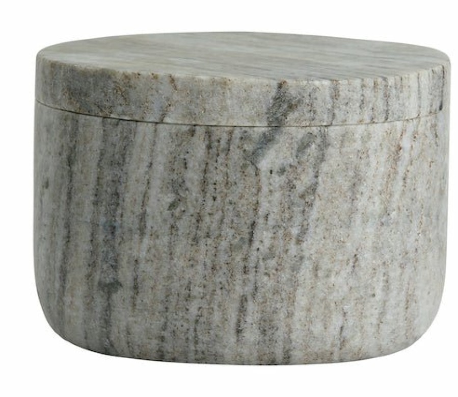 Home Decor Nordal | Grinda Jar Small Brown Marble