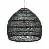 Home Decor HKLiving | Wicker Pendant Lamp Ball Black M