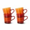 Kitchen & Tableware HKliving | Coffee Cups Amber Brown (Set Of 4)