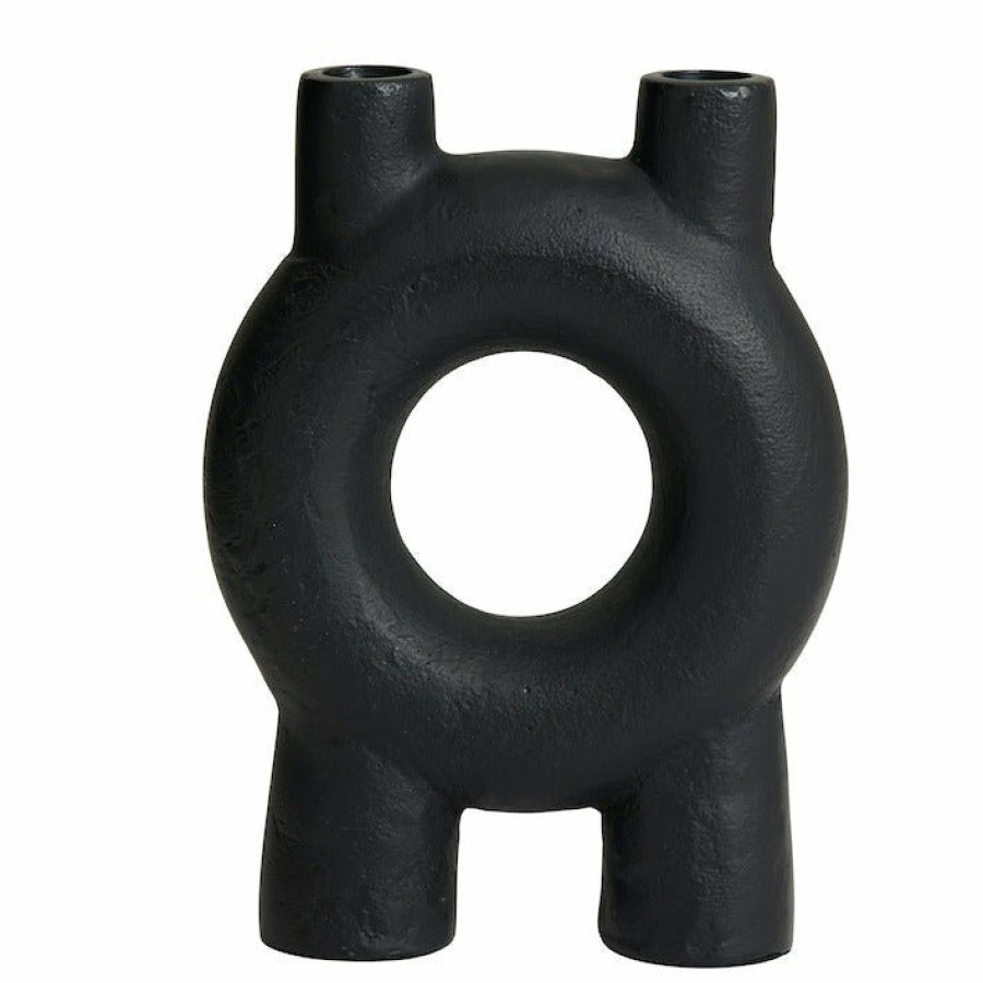 Home Decor Nordal | Oja Candleholder Black Large