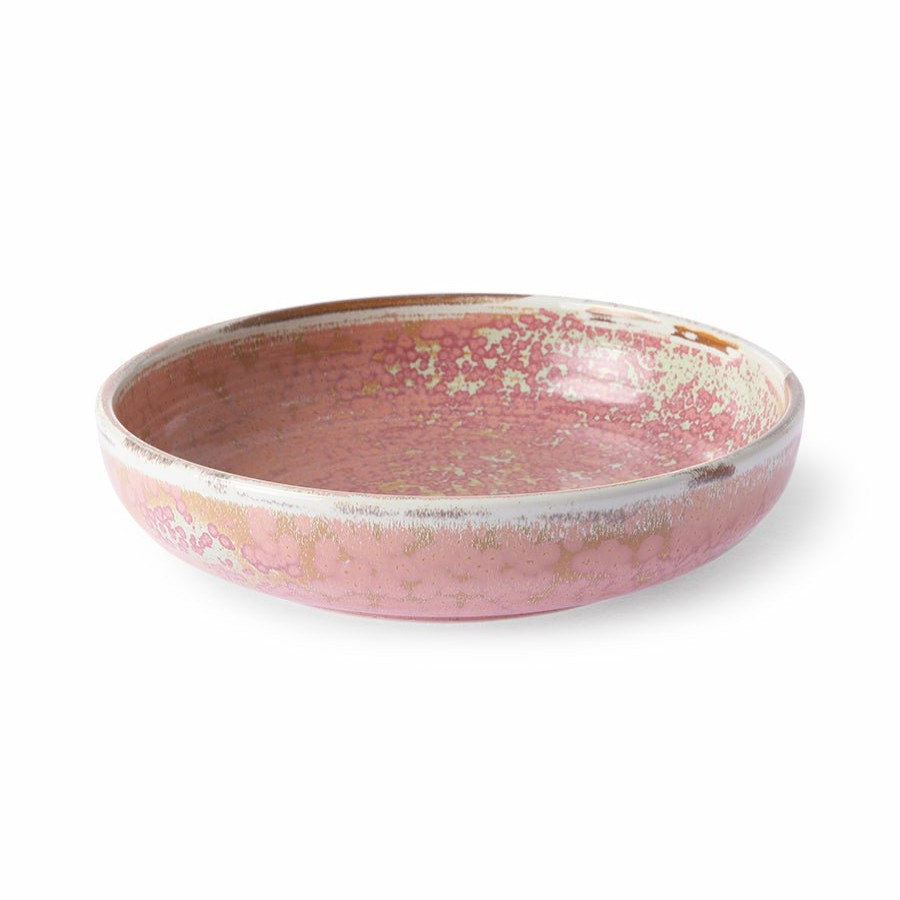 Kitchen & Tableware HKliving | Deep Plate Rustic Pink