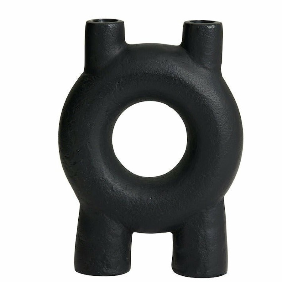 Home Decor Nordal | Oja Candleholder Black Large