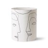 Home Decor HKLiving | Printed Faces Lamp Shade L