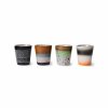 Kitchen & Tableware HKLiving | Ristretto Mugs, Set Of 4, Hkliving 70S Collection