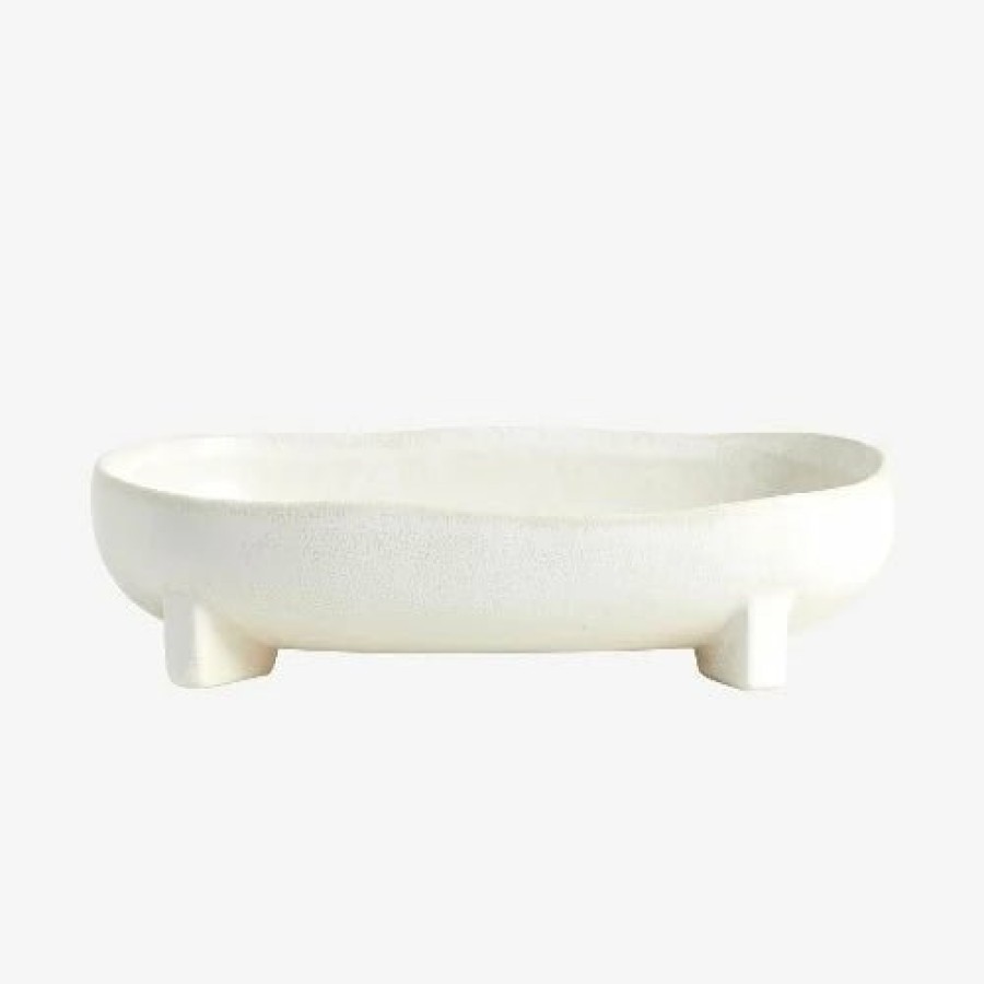 Home Decor Nordal | Pemba Tray M Offwhite