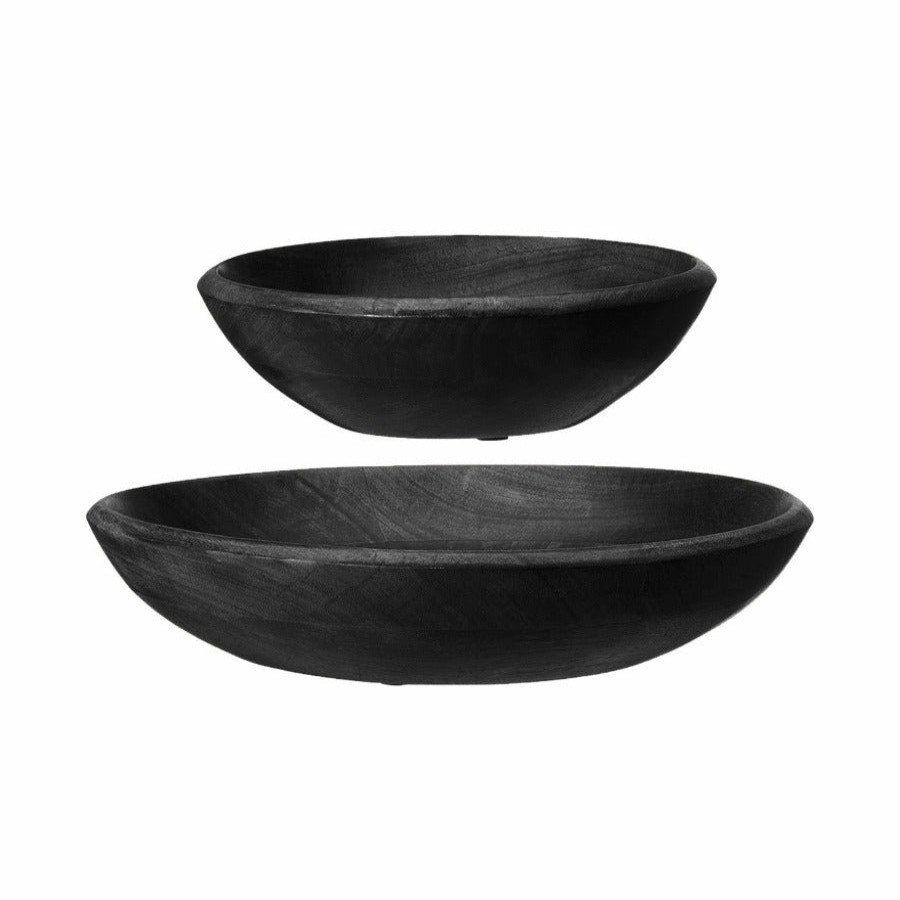 Kitchen & Tableware WikholmForm | Amba Bowl Set Of 2 Black Or Natural