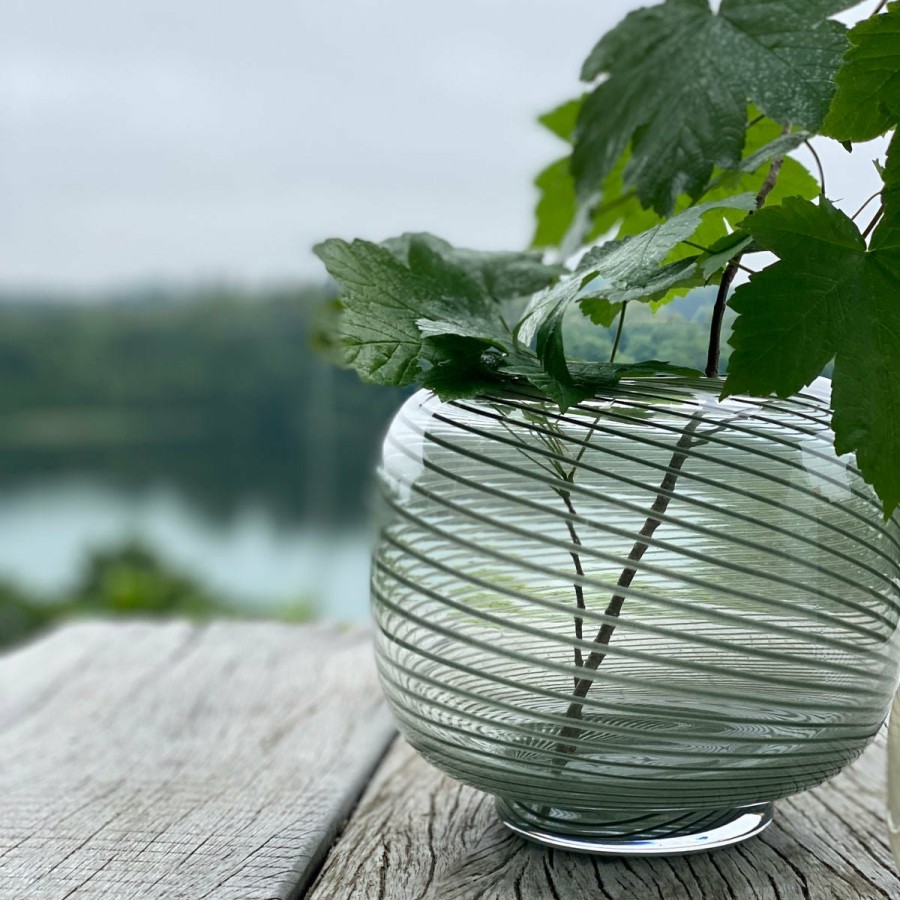 Home Decor House Doctor | Vase Swirl Green